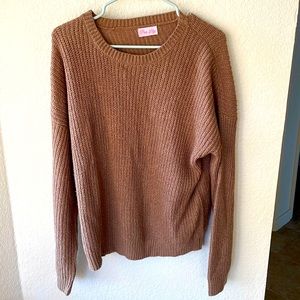 Pink Lily brown sweater size small